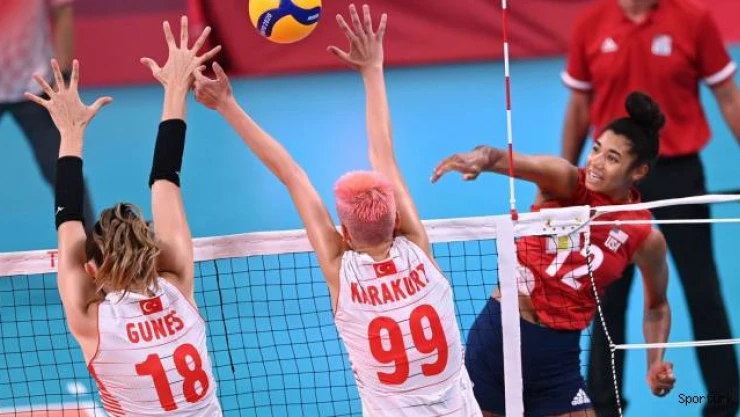 Tokyo Olimpiyat Oyunları: ABD: 3 - Türkiye: 2