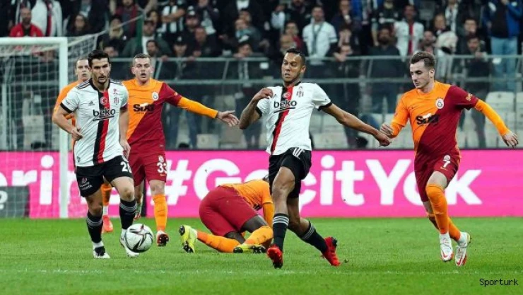 Süper Lig: Beşiktaş: 1 - Galatasaray: 1