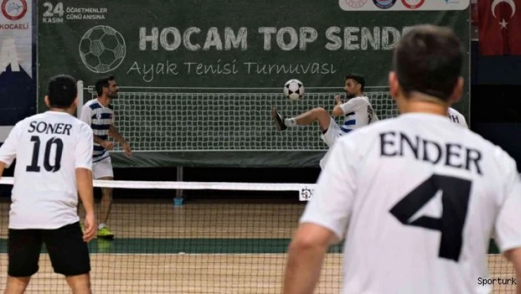 Öğretmenler için ayak tenisi ve bowling turnuva düzenlendi