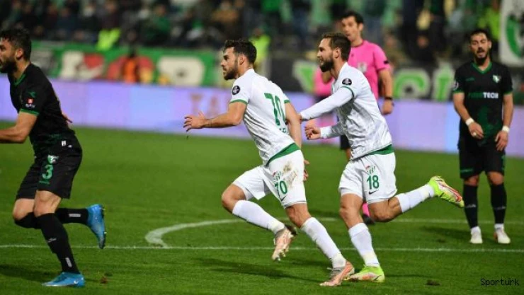 Bursaspor ilk kez deplasmanda 3 gol attı