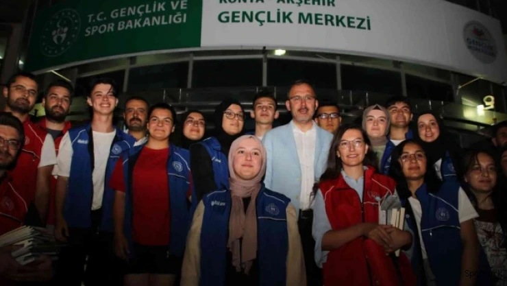 Bakan Kasapoğlu Akşehir'de incelemelerde bulundu
