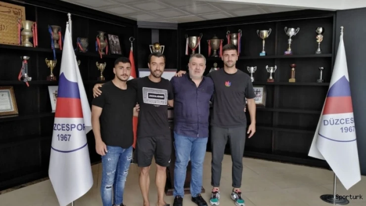 Düzcespor'da imza şov