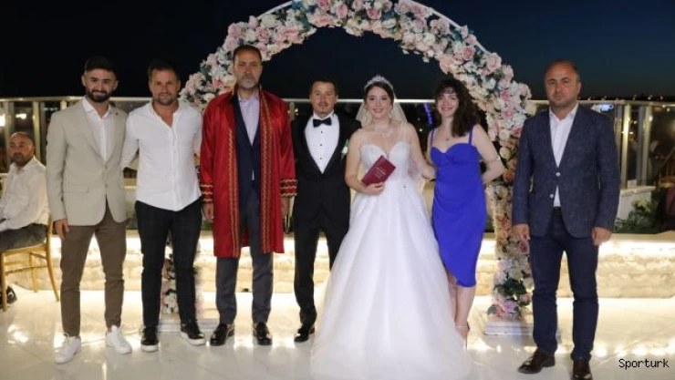 Kaptanın nikahını Volkan Yılmaz kıydı