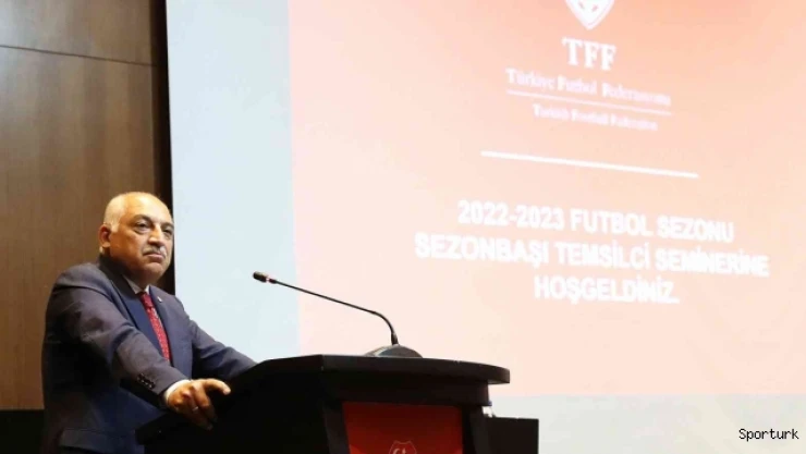 TFF Başkanı Büyükekşi, Temsilciler Semineri açılış töreninde konuştu