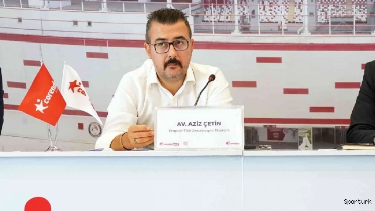 Aziz Çetin: &quotHedefimiz ligi ilk 5'te bitirmek"