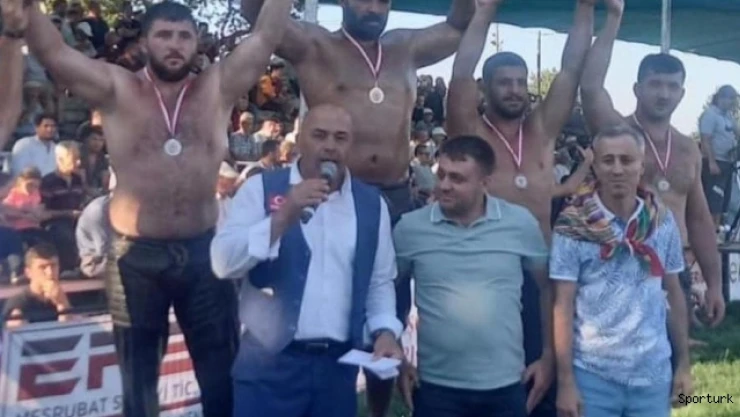 Kemer Belediye güreşçisi Balcı, Bayramiç'ten madalya ile döndü