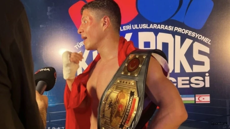 Milli sporcu Eskişehir'e altın kemerle döndü