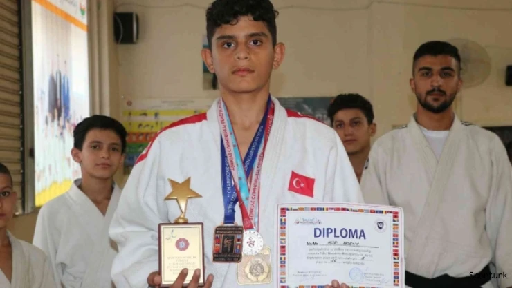 Şanlıurfalı genç judoda Türkiye birincisi oldu