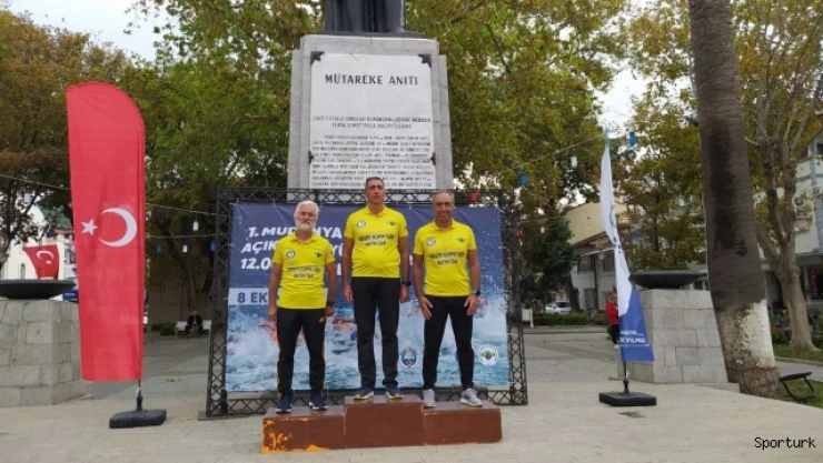 1. Mudanya Körfezi Açık Deniz Yüzme Maratonu başarı ile tamamlandı