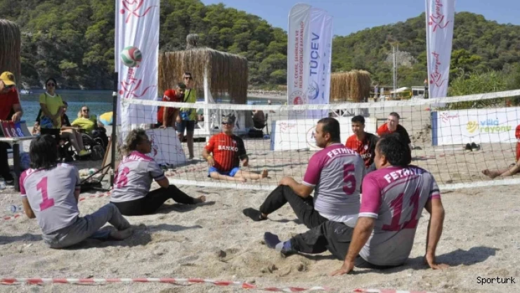 Fethiye'de 3. Spor Festivali Açık Su Yüzme Yarışı yapıldı