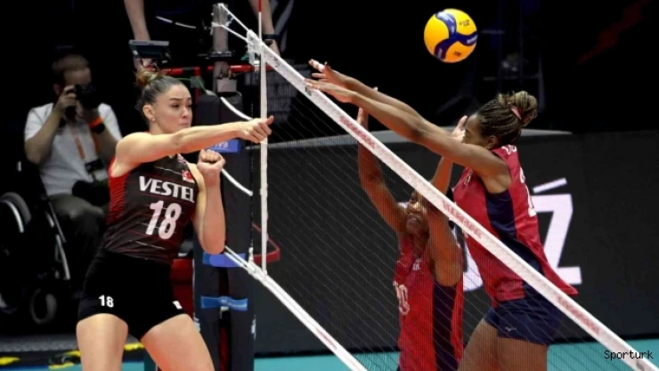 FIVB Dünya Şampiyonası: ABD: 3 - Türkiye: 1