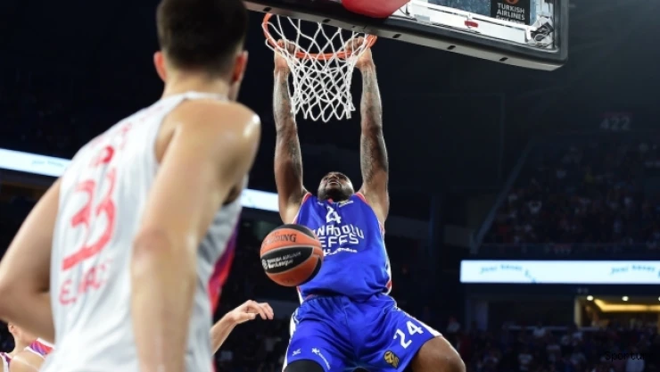 THY Euroleague: Anadolu Efes: 72 - Kızılyıldız: 59