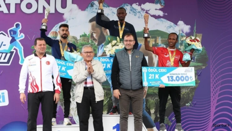 Uluslararası Kayseri Yarı Maratonu tamamlandı