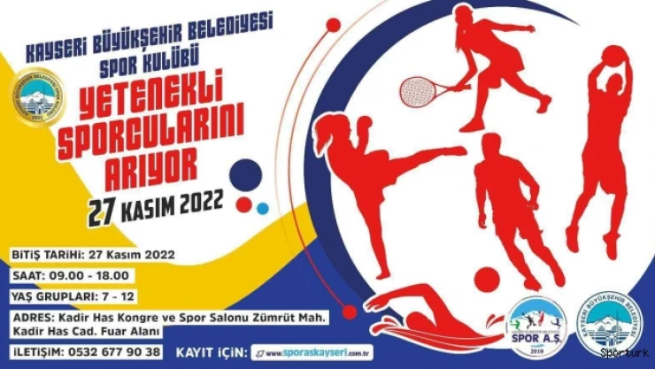 Büyükşehir Belediyesi Yetenekli Sporcuları Keşfedecek