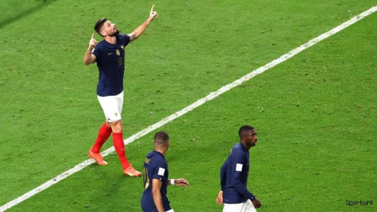 Olivier Giroud, Henry'i yakaladı