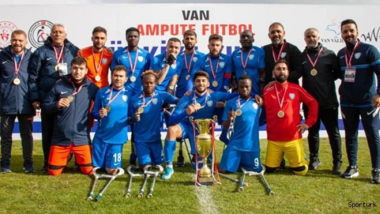 Şahinbey Ampute Futbol Takımı, Türkiye Kupası'nı kazandı