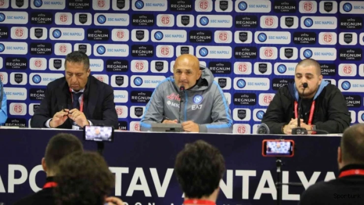 Luciano Spalletti: &quotAntalyaspor'un Nuri Şahin'e sahip olması büyük şans"