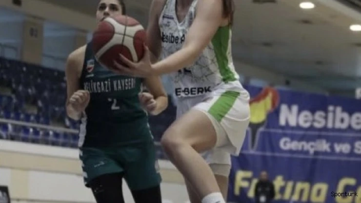 TKBL: Nesibe Aydın: 74 - Melikgazi Kayseri Basketbol: 60