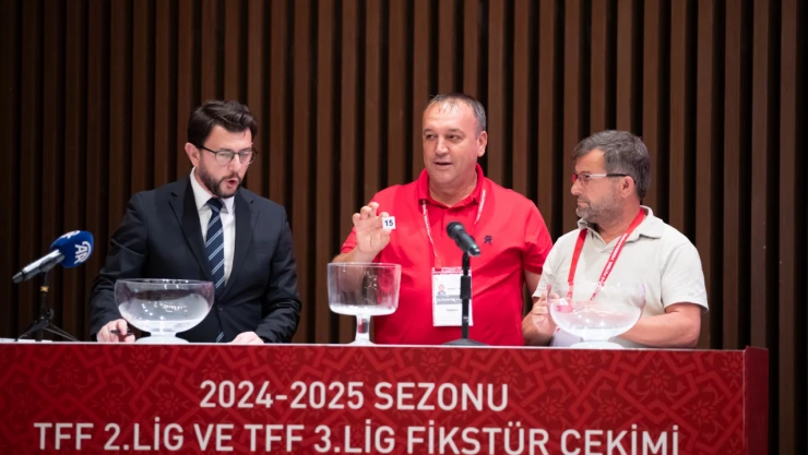 2024-2025 Sezonu TFF 2. Lig ve TFF 3. Lig Fikstürleri Çekildi