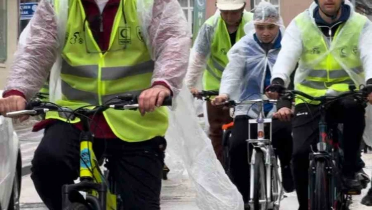 Bilecik'te 'Yeşilay Bisiklet Turu' düzenlendi