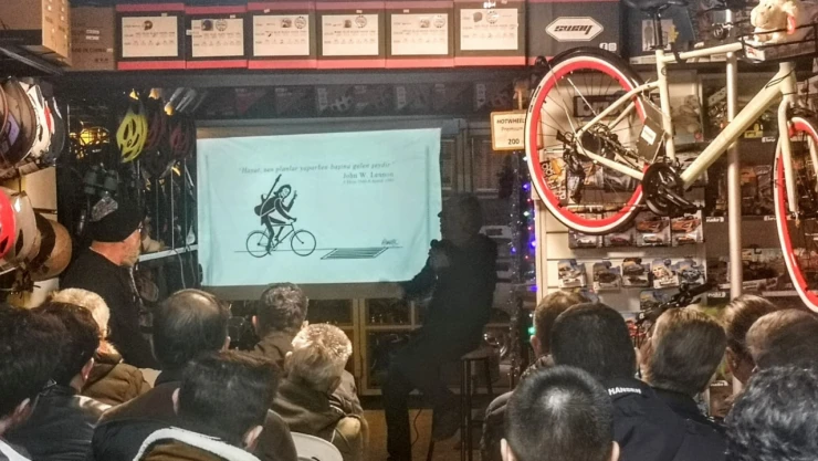 Bisikletçilerin Mebikom buluşması