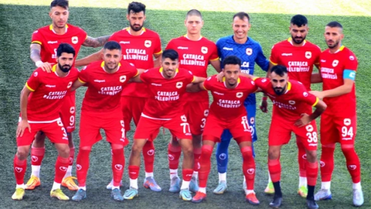 Çatalca rakibine elleriyle ikram etti 1 puanı 1-1