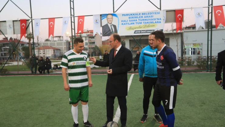Pamukkale Belediyesi futbol turnuvasında heyecan başladı