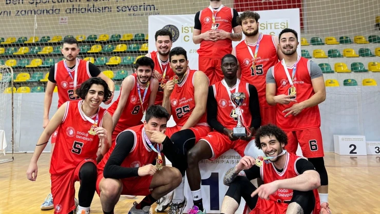 ÜNİLİG Basketbol 1. Lig şampiyonu Doğuş Üniversitesi oldu
